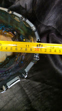 Load image into Gallery viewer, Vintage Indiana Glass Harvest Grape Blue Carnival Glass Footed Bowl

