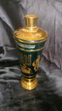 Cargar imagen en el visor de la galería, Vintage O-Cha Japanese Green Tea Liqueur Decanter Bottle Gold Overlay MCM

