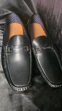 Load image into Gallery viewer, Tommy Hilfiger Black Leather Driving Loafers Men's Size 13M

