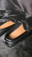 Load image into Gallery viewer, Tommy Hilfiger Black Leather Driving Loafers Men's Size 13M
