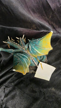 Load image into Gallery viewer, Medieval Legends Two Headed Dragon Figurine Gothic Fantasy Statue
