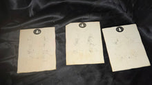 Load image into Gallery viewer, Vintage Chinese Character Wall Plaque Set Elegant Gracious Kind
