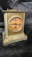 Load image into Gallery viewer, Antique Friedrich Mauthe German Musical Carriage Clock w Key
