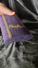 Load image into Gallery viewer, Crown Royal Purple Suede Stainless Steel 8oz Hip Flask
