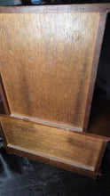 Load image into Gallery viewer, Vintage Wooden Jewelry Armoire Cabinet Chest With Multiple Drawers
