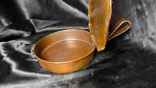 Load image into Gallery viewer, Vintage Drumgold Copper Silent Butler Crumb Catcher With Grape Motif
