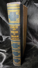 Load image into Gallery viewer, Lincoln's Stories and Speeches Vintage Hardcover Edward Frank Allen
