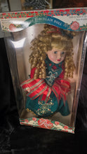 Load image into Gallery viewer, Victorian Rose Collection Holiday Edition Porcelain Doll NIB
