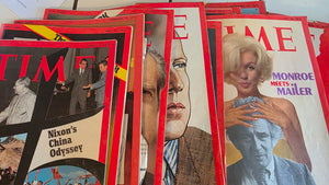 Vintage TIME Magazine Bundle 1970s Marilyn Monroe Nixon History Lot