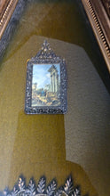 Load image into Gallery viewer, Vintage Mid Century Shadow Box Wall Art Romantic Cameo Frame
