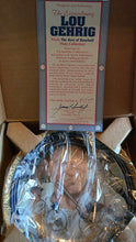 Load image into Gallery viewer, The Extraordinary Lou Gehrig Collector Plate with COA &amp; Original Box
