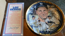 Load image into Gallery viewer, The Extraordinary Lou Gehrig Collector Plate with COA &amp; Original Box
