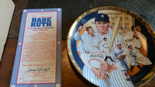 Load image into Gallery viewer, The Immortal Babe Ruth Collector Plate w/ COA &amp; Original Box
