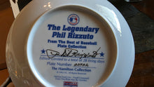 Load image into Gallery viewer, The Unforgettable Phil Rizzuto Collector Plate w/ COA &amp; Original Box
