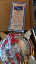 Load image into Gallery viewer, The Remarkable Johnny Bench Limited Edition Collector Plate with COA
