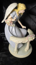गैलरी व्यूवर में इमेज लोड करें, Member's Mark Porcelain Angel Figurine with Floral Balcony
