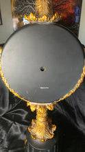 Load image into Gallery viewer, Vintage Neoclassical Pineapple Finial Pedestal Quartz Table Clock
