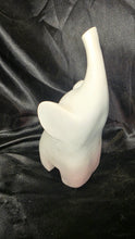 Load image into Gallery viewer, Modern White Ceramic Elephant Figurine Trunk Up Lucky Home Decor Minimalist Sculpture
