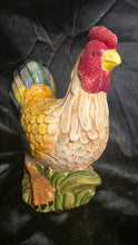 Cargar imagen en el visor de la galería, 1999 CBK Ltd Hand-Painted Ceramic Rooster Farmhouse Kitchen Decor Figurine
