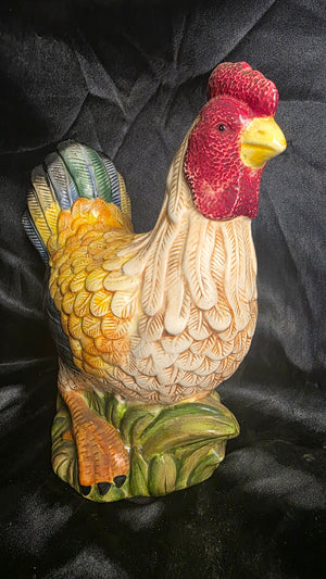 1999 CBK Ltd Hand-Painted Ceramic Rooster Farmhouse Kitchen Decor Figurine