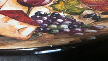 Load image into Gallery viewer, Certified International Cabernet Sauvignon Wine &amp; Cheese Oval Serving Platter

