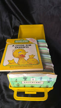 Load image into Gallery viewer, Vintage Sesame Street Early Learning Games Complete Set 1-20 | Big Bird Carrying Case | CTW 1983
