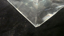 Load image into Gallery viewer, Vintage Pair of Clear Lucite Acrylic Candlestick Holders – Geometric Modern Art Deco Style
