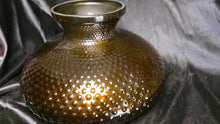 Load image into Gallery viewer, Vintage Amber Hobnail Glass Replacement Lamp Shade Globe Hurricane Parlor Oil Lamp
