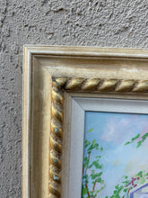 Cargar imagen en el visor de la galería, Original Doreen Abegg "Art From The Heart" Coastal Garden Oil Painting Framed
