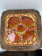 Load image into Gallery viewer, Vintage Treasure Craft California Pottery Divided Serving Platter MCM 13.5"

