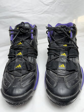 Load image into Gallery viewer, adidas Top Ten 2000 Lakers Basketball Shoes Black Purple Gold Men's Size 10
