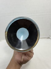 Load image into Gallery viewer, Antique Bohemian Blue Opaline Glass Hand Painted Footed Compote Bowl Art Glass
