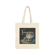 गैलरी व्यूवर में इमेज लोड करें, Treasures of Boho Canvas Tote Bag — Bohemian Market &amp; Beach Beachcomber Bag
