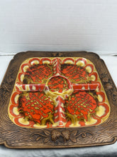 Load image into Gallery viewer, Vintage Treasure Craft California Pottery Divided Serving Platter MCM 13.5"
