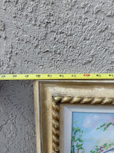 Cargar imagen en el visor de la galería, Original Doreen Abegg "Art From The Heart" Coastal Garden Oil Painting Framed
