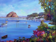 Charger l'image dans la galerie, Original P.K. King Morro Bay Rock California Oil Painting Signed 33 x 39
