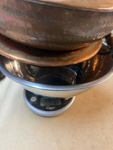 将图片加载到图库查看器，Antique Persian Ghalamzani Hand-Hammered Copper Chafing Dish Food Warmer Set
