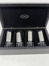 Load image into Gallery viewer, Vintage Things Remembered Pewter Shot Glass Set of 4 Prost Cheers Skål
