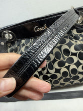 Load image into Gallery viewer, COACH Ashley F17599 Black Gray Signature Jacquard Crossbody Shoulder Bag

