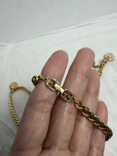 Charger l'image dans la galerie, Vintage Givenchy Paris New York Gold-Tone Faux Pearl Charm Station Necklace
