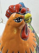 Load image into Gallery viewer, Hand Painted Mexican Talavera Ceramic Chicken Folk Art Figurine Colorful Decor
