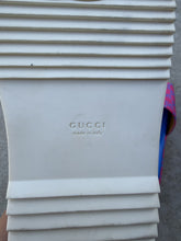 Load image into Gallery viewer, Gucci GG Supreme Pink Platform Slide Sandals Women Size 40.5 734913 Italy
