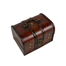 गैलरी व्यूवर में इमेज लोड करें, Wooden Treasure Chest Storage Box
