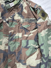 将图片加载到图库查看器，Vintage US Military M65 Cold Weather Field Jacket Woodland Camo Propper 2XL

