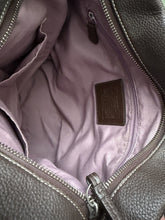 Cargar imagen en el visor de la galería, Coach F15064 Brown Pebbled Leather Convertible Duffle Hobo Shoulder Bag
