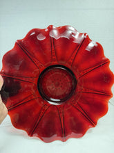 Load image into Gallery viewer, Vintage Anchor Hocking Royal Ruby Oyster &amp; Pearl Bowl &amp; Underplate Set
