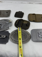 Load image into Gallery viewer, Vintage Belt Buckle Collection Hall Mach Cal St Championships Federal Lot of 7
