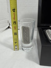 Load image into Gallery viewer, Vintage Things Remembered Pewter Shot Glass Set of 4 Prost Cheers Skål
