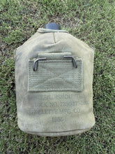 Load image into Gallery viewer, Vintage 1950s U.S. Army M1910 Canteen w/ Cover Korean War Era Military Issue
