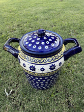 Load image into Gallery viewer, Authentic Boleslawiec Polish Pottery Fermenting Crock Lid Handles COA Poland
